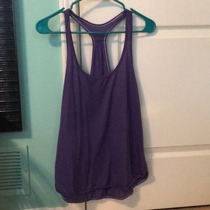 purple lululemon tank top size 6
